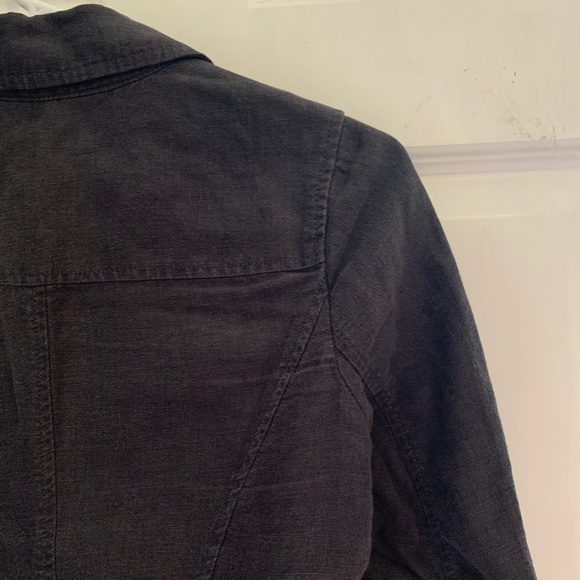 Anthropologie hei hei Gray Linen Blazer!! - Picture 4 of 5